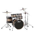 Pearl Drums EXL725P Export Lacquer 5 Piece Drum Kit - w/Cymbals, Hardware and Throne