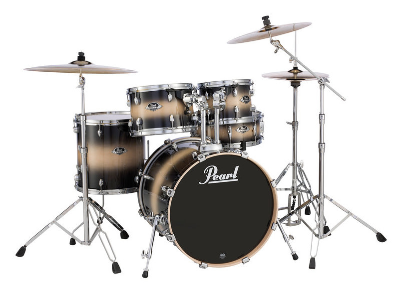 Pearl Drums Export Lacquer 5 Piece Drum Kit - w/Cymbals, Hardware