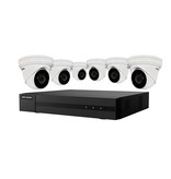 Hikvision 4K Value Express Kit with 8-Channel NVR and 6 x 4MP Outdoor Turret Cameras with 2.8mm Lens