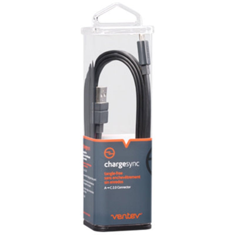 Lightning Charge/Sync Metallic Cable 4ft Black