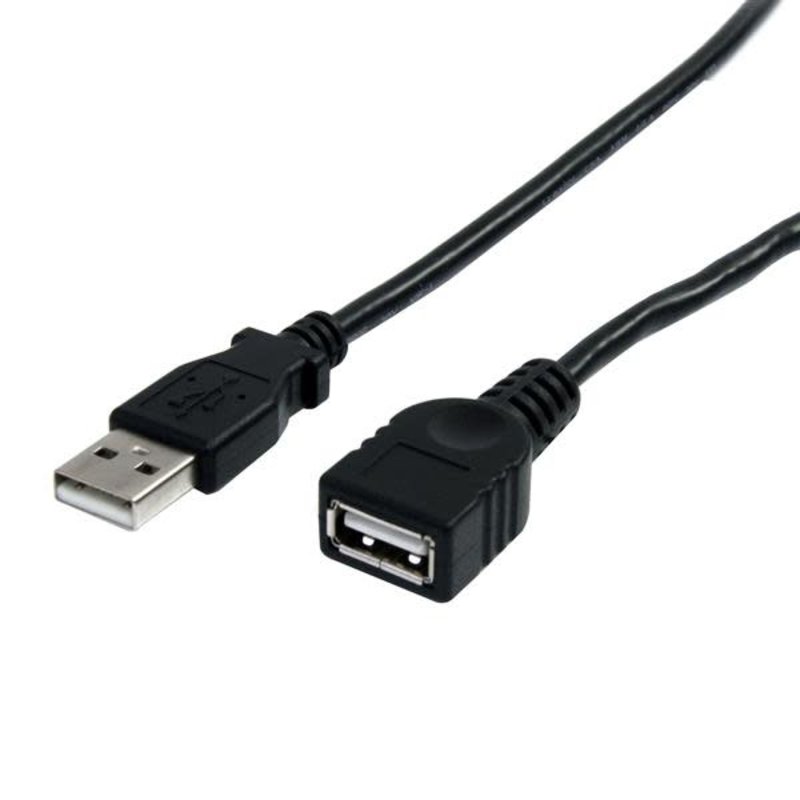 10 Ft Black USB Extension Cable
