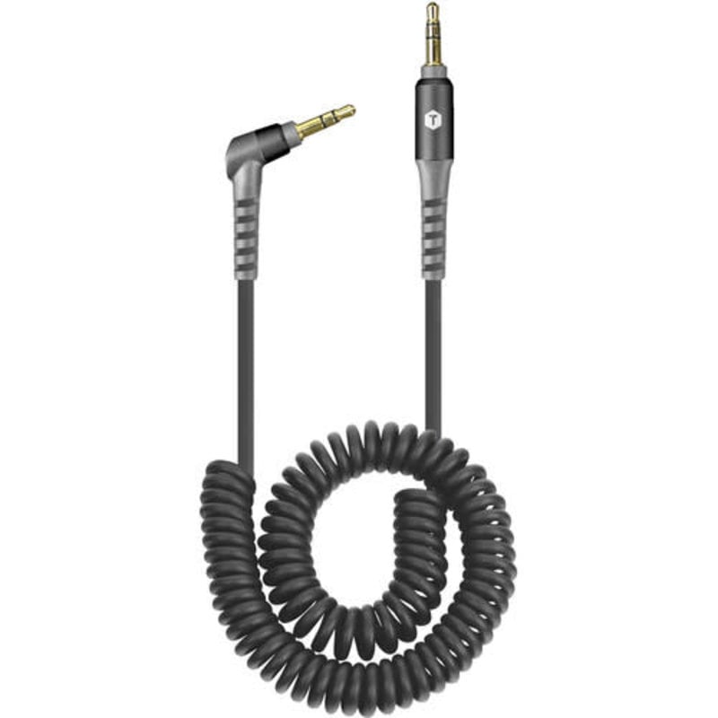 Aux 3.5mm Cable Durable Coiled 10ft