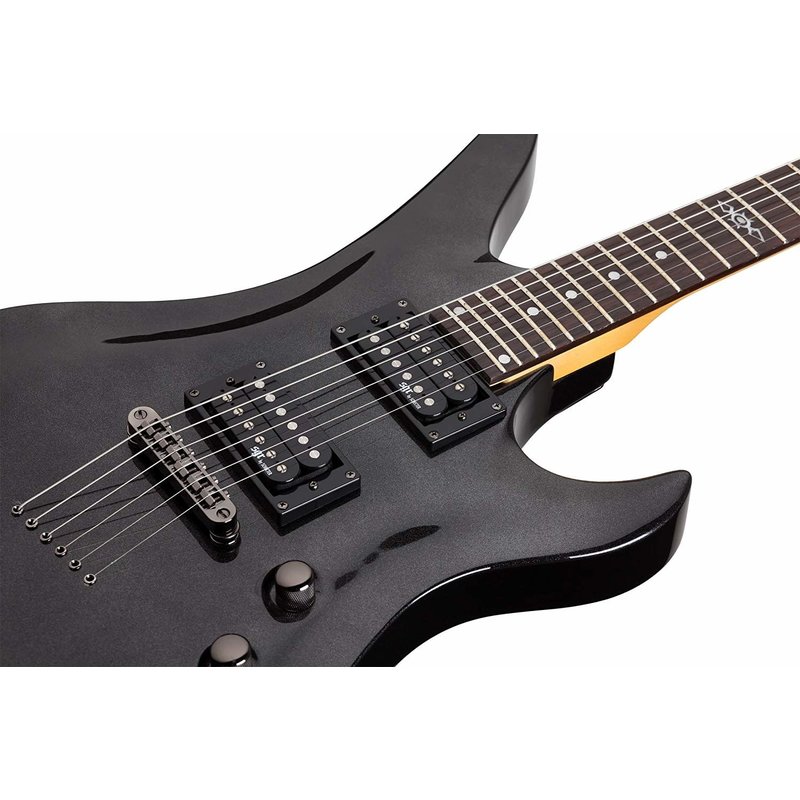 Avenger SGR 6-string Electric Guitar, Metallic Black