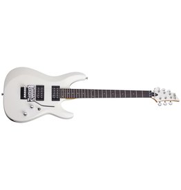 Schecter C-6 FR DELUXE Solid-Body 6 String Electric Guitar - Satin White