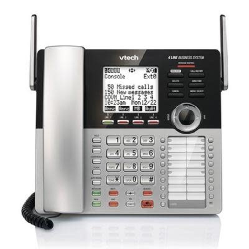 4 line Cordless office phone system