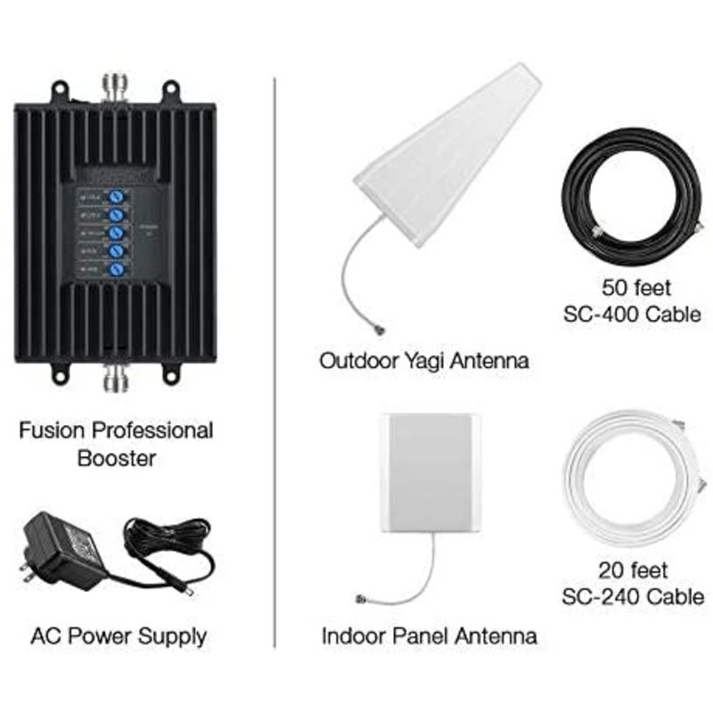 Fusion Professional 3G/4G LTE Directional In-Building Signal Booster panel Kit