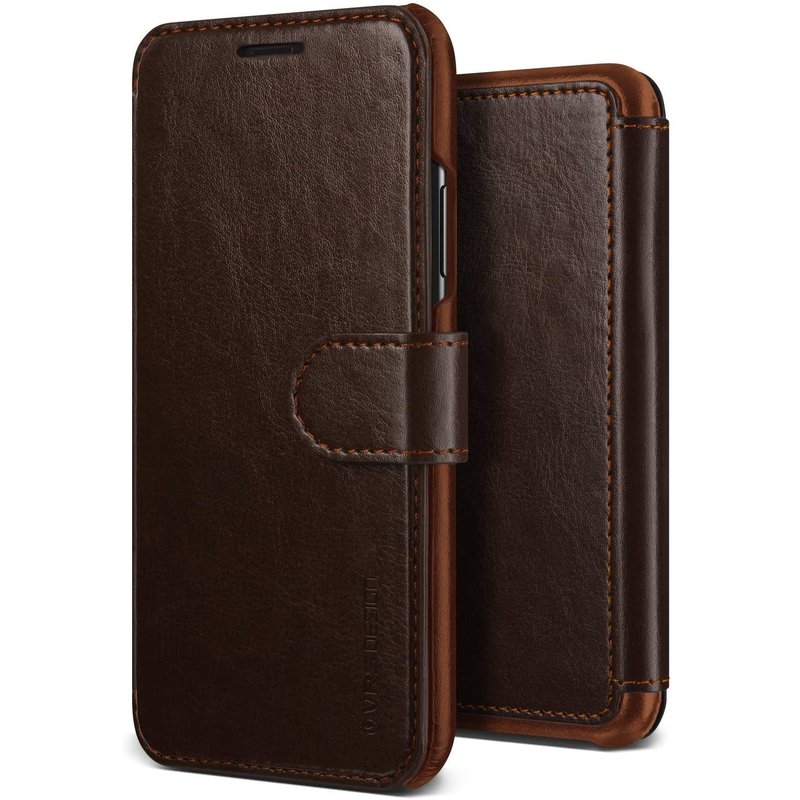 Vrs Design Layered Dandy iPhone XS Max Dark Brown