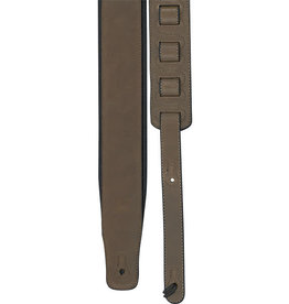 Profile 2.8'' Soft Leather Guitar Strap W/ Foam Padding Rust