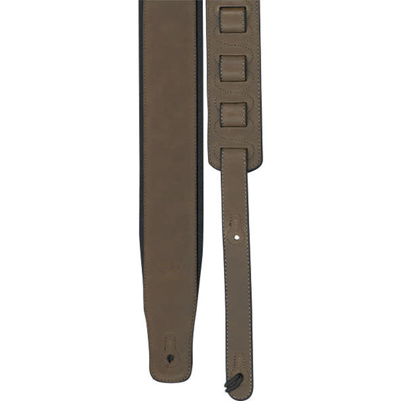 2.8'' Soft Leather Guitar Strap W/ Foam Padding Rust