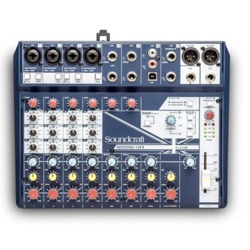 Small-Format Analog Mixing Console with USB I/O and Lexicon Effects
