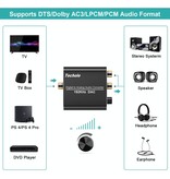 Digital to Analog Audio Converter - Optical / Coaxial to Analog RCA