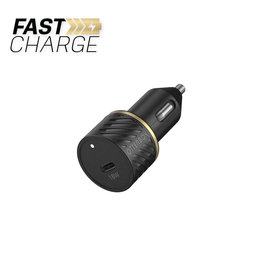 Otterbox Premium 18W USB-C Fast Charge Car Charger - Black
