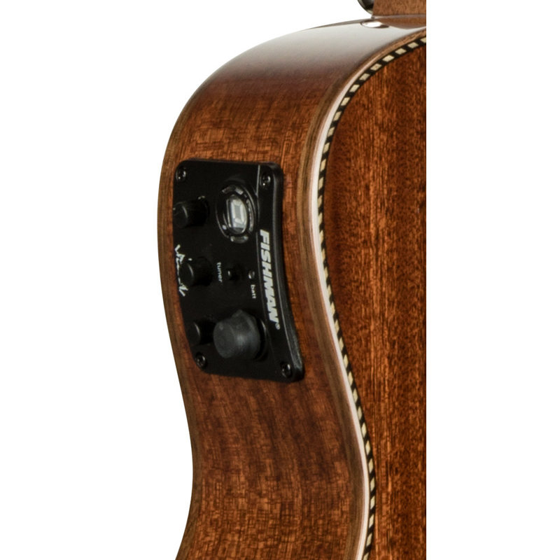 Lanikai & Kohala Concert Ukulele with Mahogany Body, Walnut Fingerboard, and Kula Electronics