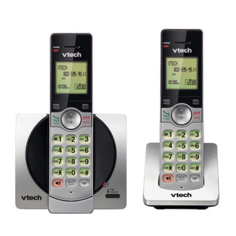 Cordless Phone w/Ans - 2 Handsets