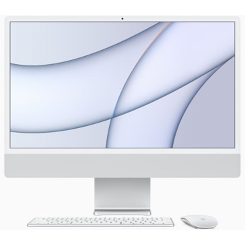iMac 24-Inch M1 8-Core GPU, 8GB Ram, 256GB SSD w/ Touch ID KB