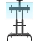 Mobile TV Cart with Wheels for 55" - 80" Inch LCD LED OLED Screens up to 200lbs