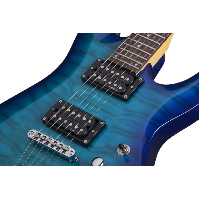 C6 Plus  Solid-Body Electric Guitar - Ocean Burst Blue