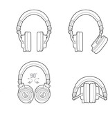 Audio-Technica M50X Professional Monitor Headphones