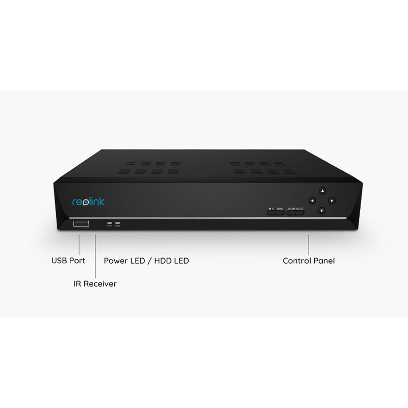 Reolink  8-Channel 4x 5MP Turret PoE NVR Kit with Person/Vehicle Detection