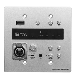 TOA 2-Gang Bluetooth Audio Interface with XLR, 3.5mm & USB