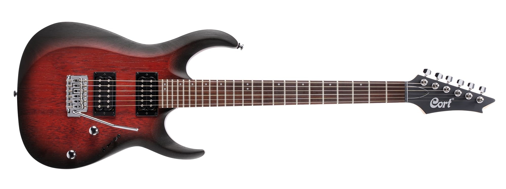Cort Guitars X Series Meranti Body Electric Guitar, Open Pore