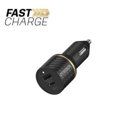 Otterbox Dual Fast Charge Premium Car Charger USB-C 30W (18W PD + USB-A 12W)