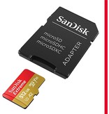 Sandisk Extreme microSDXC UHS-I Memory Card with Adapter Up to 160MB/s, C10, U3, V30, 4K, A2, Micro SD