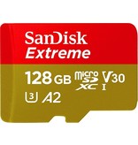 Sandisk Extreme microSDXC UHS-I Memory Card with Adapter Up to 160MB/s, C10, U3, V30, 4K, A2, Micro SD