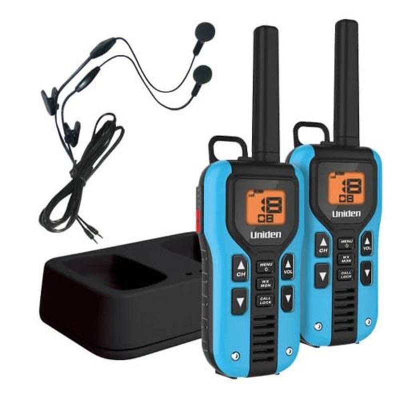 FRS 2-Way Radio 64KM Range NiMH Batteries & Charger - Pair