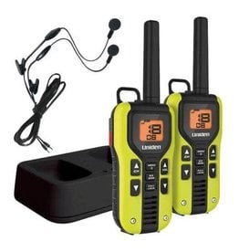 Uniden FRS 2-Way Radio 64KM Range Li-ion Batteries & Charger - Pair