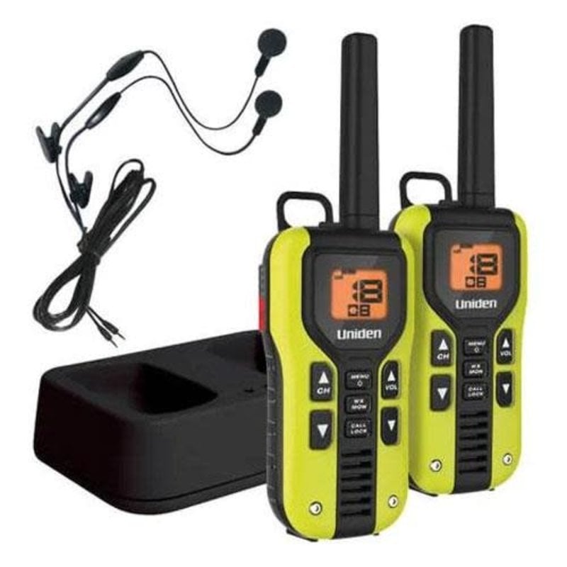 FRS 2-Way Radio 64KM Range Li-ion Batteries & Charger - Pair