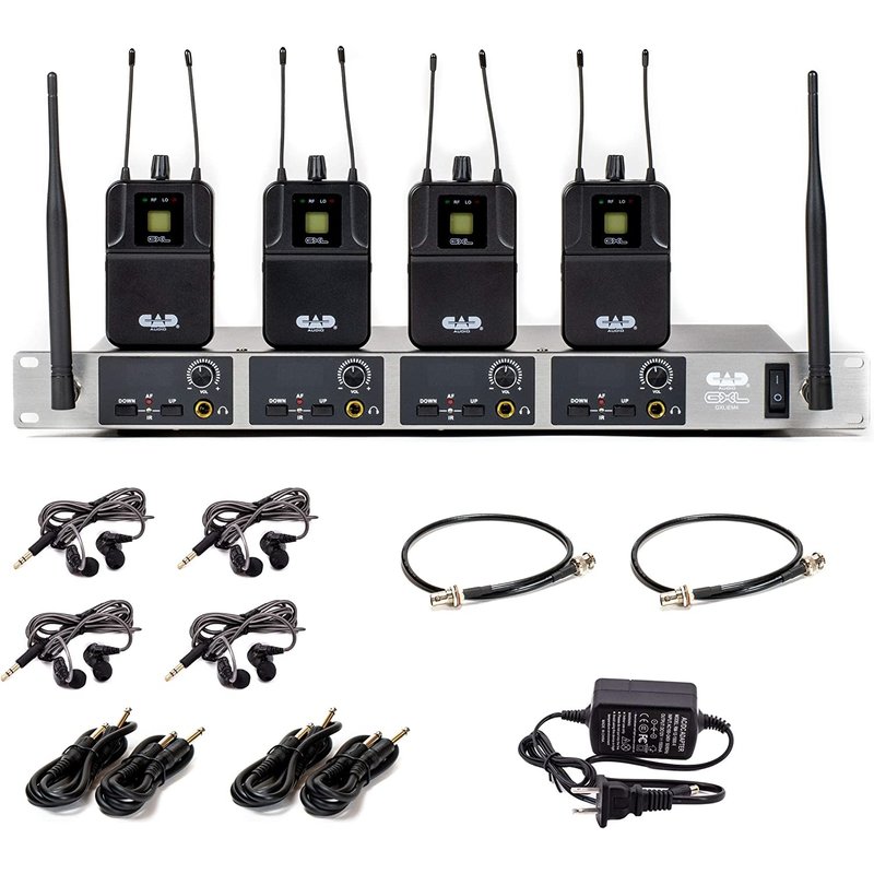 4CH Wireless In Ear Monitor System - Quad Mix (IEM)