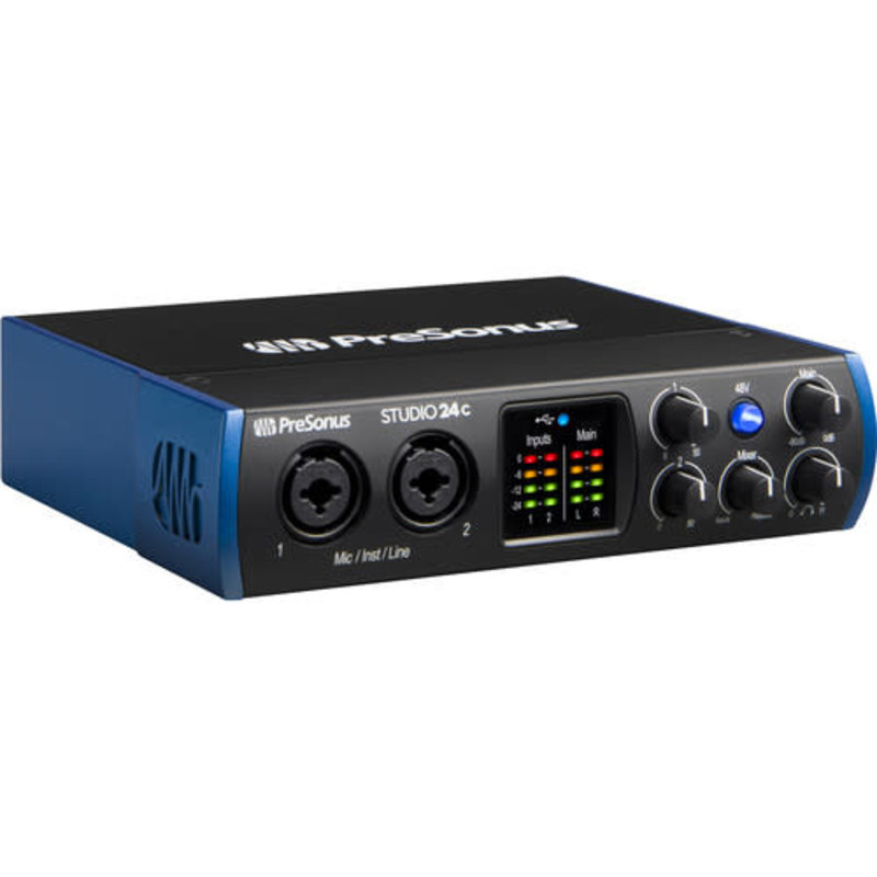 2x2 USB Recording System USB Type-C Audio/MIDI Interface