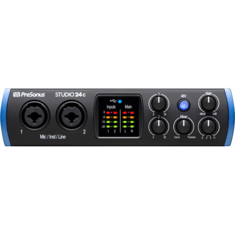 2x2 USB Recording System USB Type-C Audio/MIDI Interface
