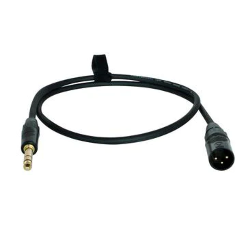 HXMS Pro Adapter Cable - Neutrik XLRM to Balanced 1/4 TRS