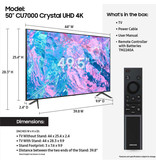 Samsung 50-Inch CU7000 Series UHD TV