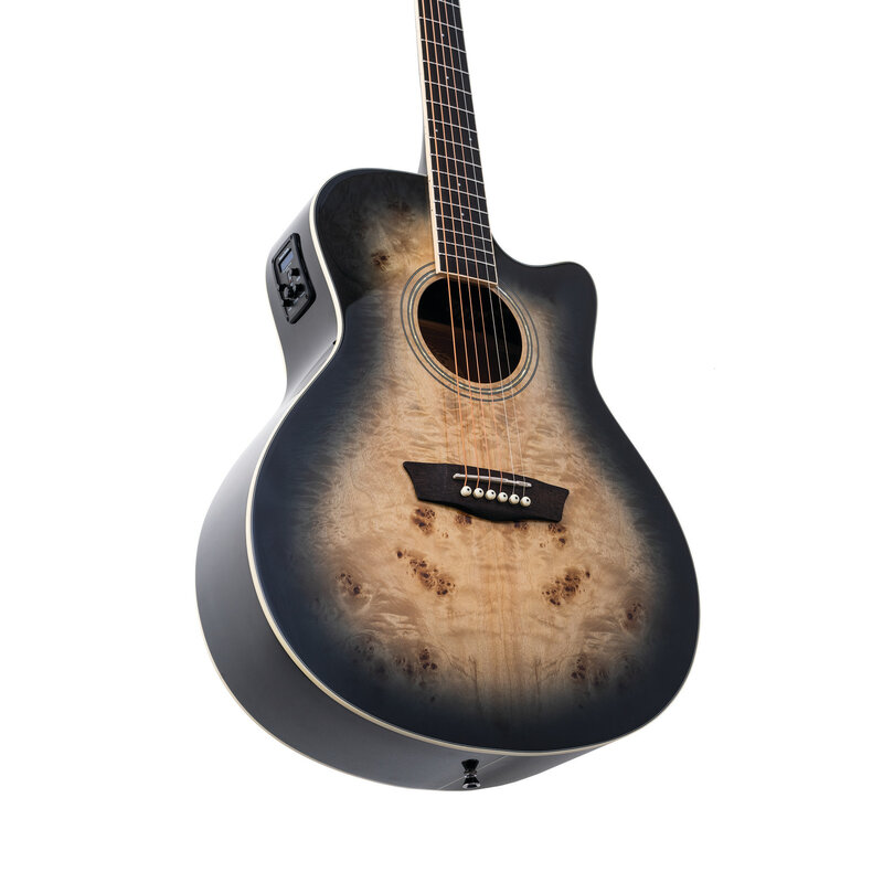 Deep Forest Burl Grand Auditorium Elec/Acoustic Guitar - Deep Forest