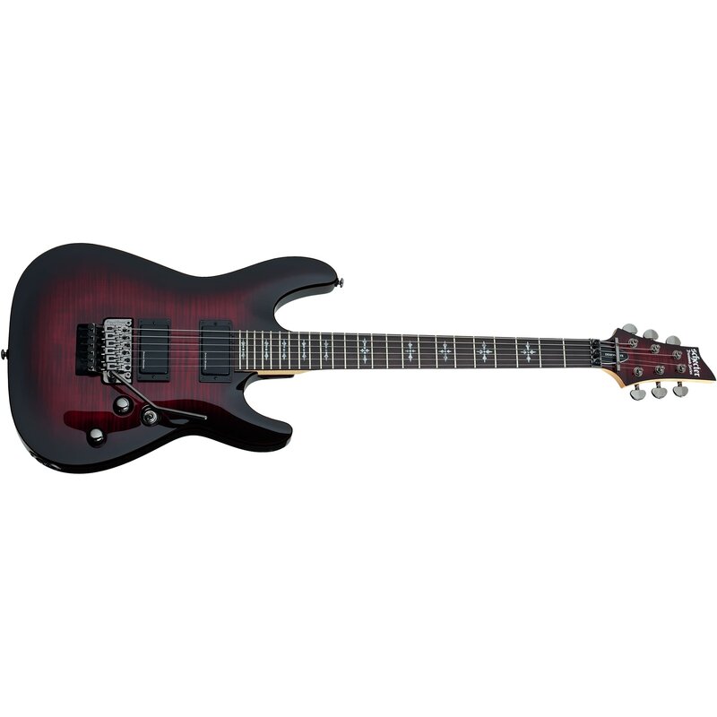 Demon 6 FR Electric Guitar With Duncan Designed - Crimson Red Burst