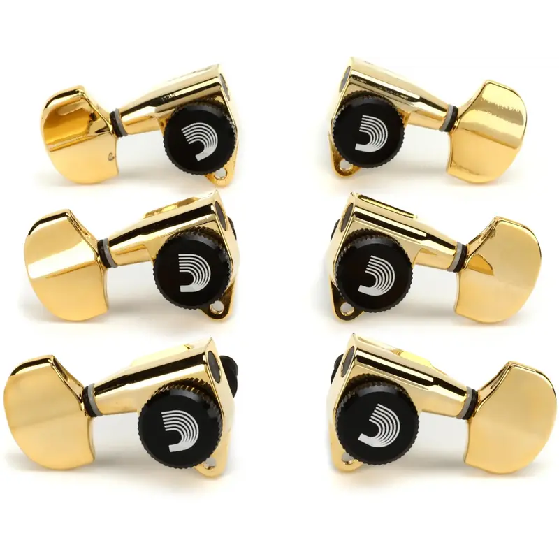 Planet Waves Auto-Trim Tuning Machines, 3 + 3 Setup - Gold