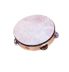 Mano Percussion Tambourine 8" with Calfskin Head