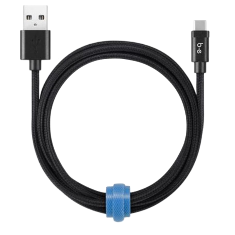Braided Charge/Sync USB-C to USB-A Cable 4ft