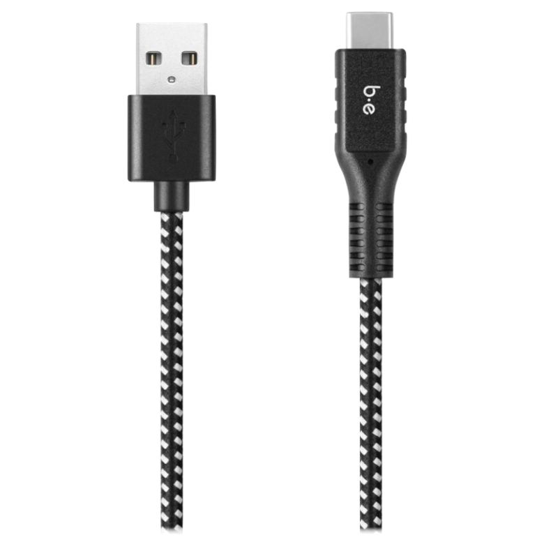 Braided Charge/Sync USB-C to USB-A Cable 6ft