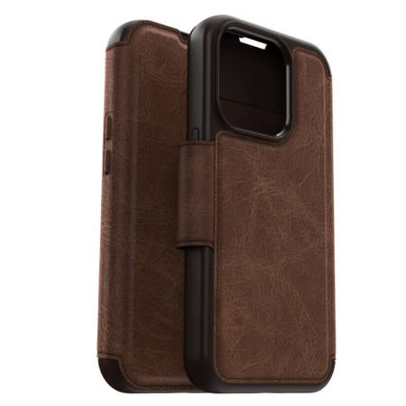 Strada Folio MagSafe Case Espresso for iPhone 15 Pro