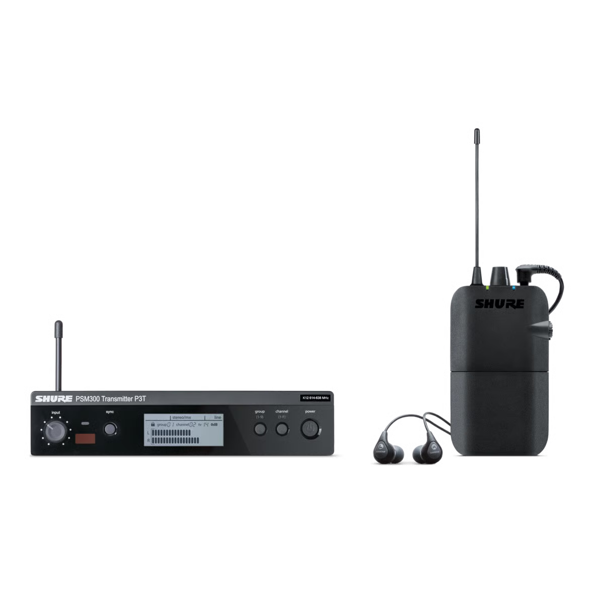 Shure PSM300 ワイヤレスマイクシステム shure-psm300-stereo-wireless-