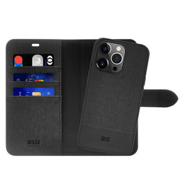 Blu Element Folio 2 in 1 Case with MagSafe Black for iPhone 15 Pro Max