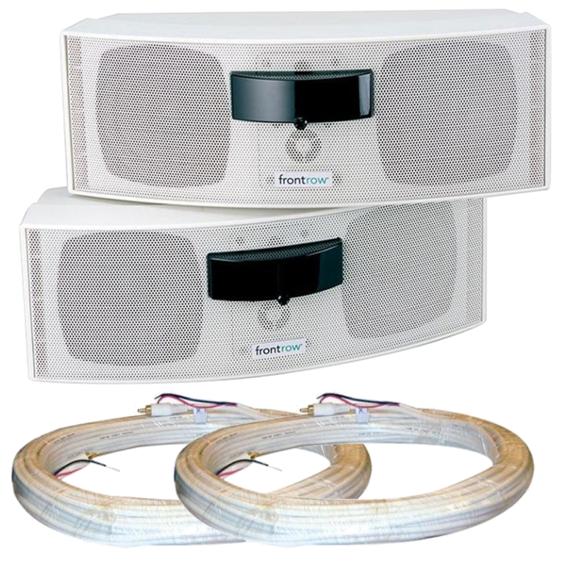 FrontRow IR Wall Speakers (pair) with Plenum IR/Combo Speaker Cables
