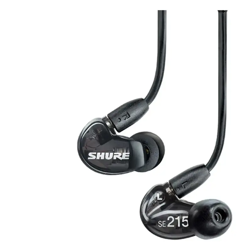 SE215 PRO Sound Isolating earphones with single dynamic microdriver and detachable wireform cable - Black