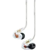 Shure Isolating earphones w/ Dual dynamic microdriver and detachable wireform cable - Clear