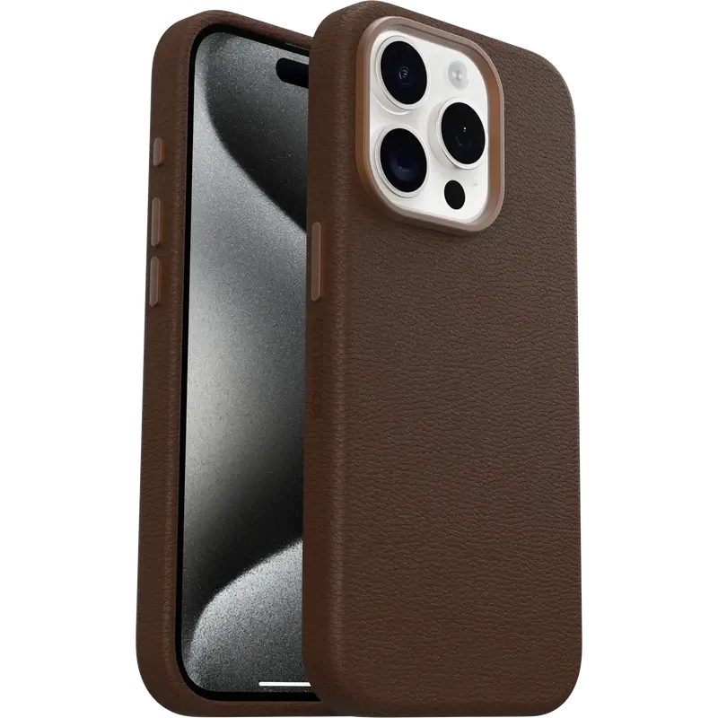 Symmetry Cactus Leather Case  for iPhone 15 Pro Max