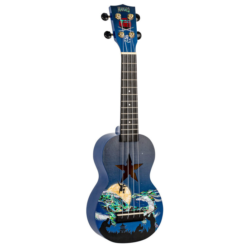 Art Series Soprano Ukulele With Bag, Ninja